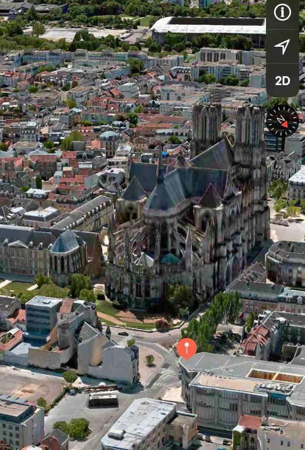 Loft Des Sacres - Vue Unique Sur La Cathedrale Lejlighed Reims Eksteriør billede